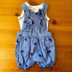 Carter’s Newborn Blue Jumpsuit Two-piece.